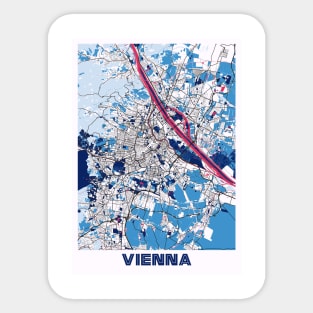 Vienna - Austria MilkTea City Map Sticker